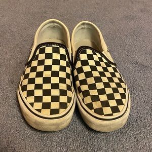 Vans Checkered Slip On Shoes